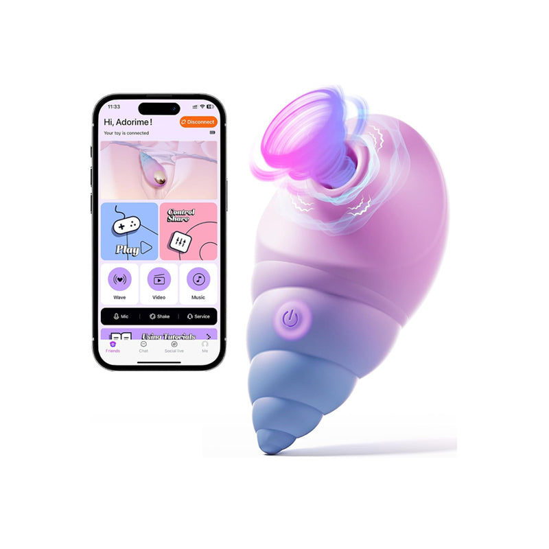 Sucking Vibrator Rose Toy - 10 Modes, APP Control, Couples Sex Toy