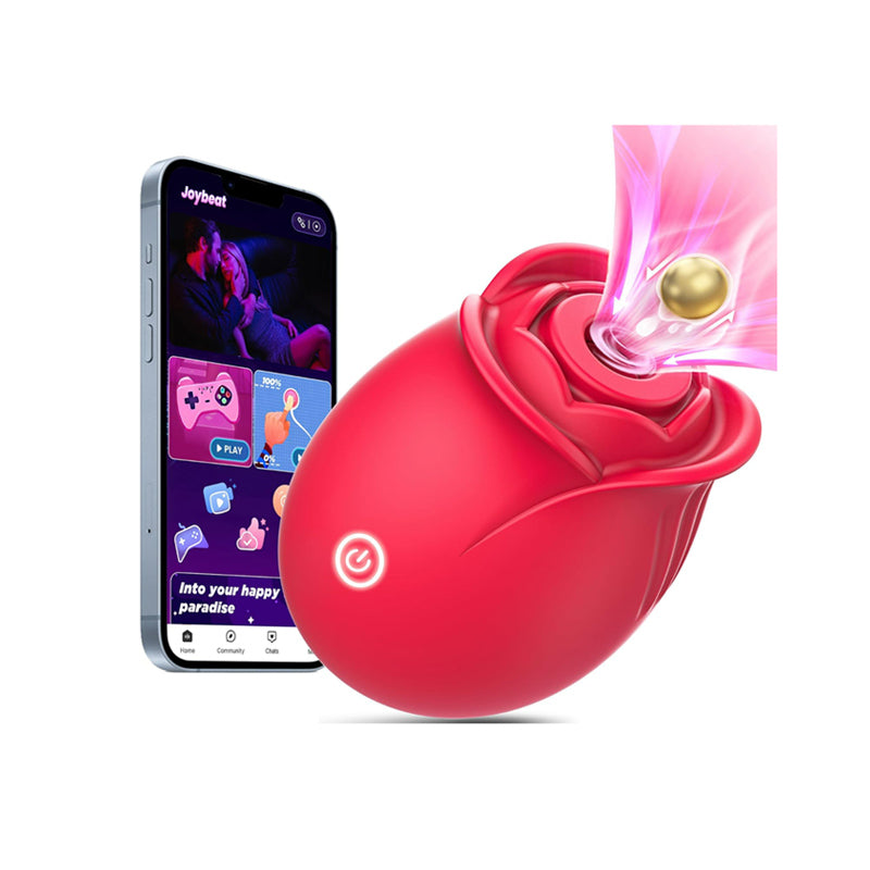 MOOLIGIRL Rose Sucking Vibrator - APP & 10 Vibration Modes
