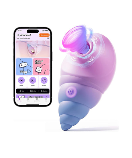 Sucking Vibrator Rose Toy - 10 Modes, APP Control, Couples Sex Toy
