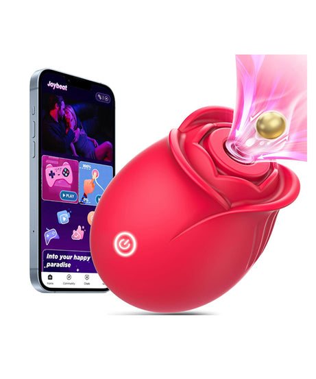 MOOLIGIRL Rose Sucking Vibrator - APP & 10 Vibration Modes